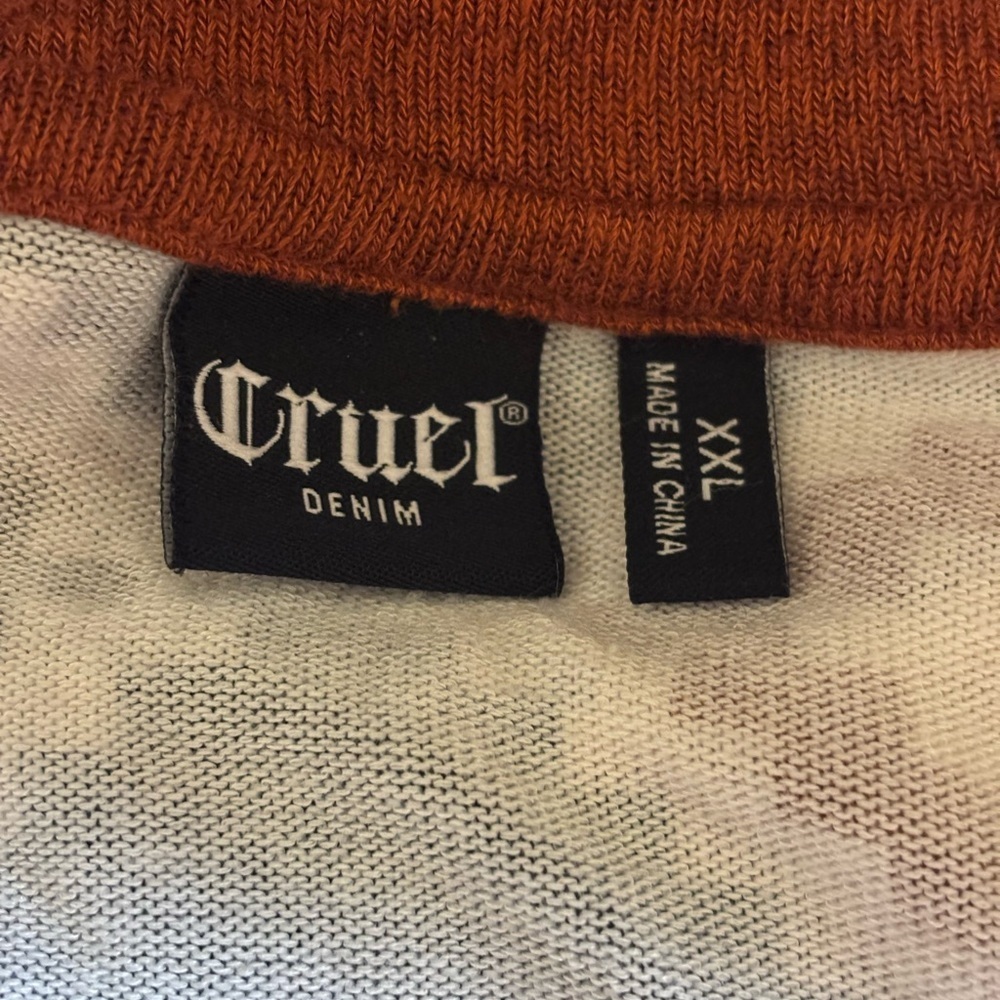 Cruel Denim Women’s AztecGeometric Patterned Women's‎ Sweatshirt XXL - Orange - Picture 8 of 11